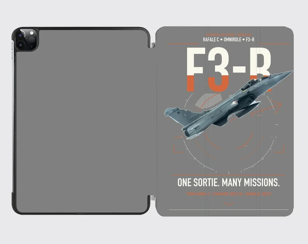 Dassault Rafale C — F3-R standard design on gray ipad tablet case