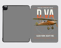 Thumbnail for Albatros D.Va design on gray ipad tablet case