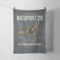 Thumbnail for Nieuport 28C.1 design on gray towel
