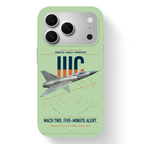 Thumbnail for Dassault Mirage IIIC design on light green magsafe iphone case, for iPhone 17 Pro