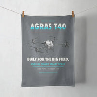 Thumbnail for DJI Agras T40 design on gray towel