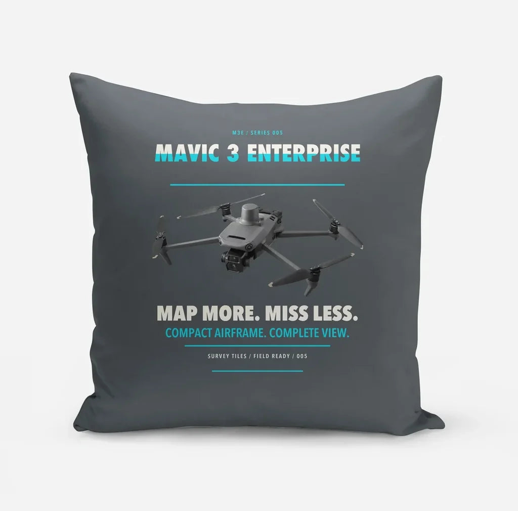 DJI Mavic 3 Enterprise design on gray pillow