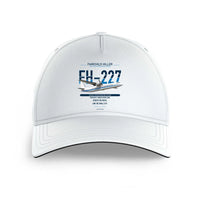 Thumbnail for Fairchild Hiller FH-227B design on white printed hat