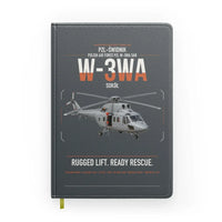 Thumbnail for PZL-Świdnik W-3WA Sokół design on gray notebook