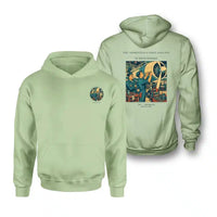 Thumbnail for VINTAGE G4173 - The Apprentice's First Solo Fix - Double-Side Hoodie design on lightgreen double side