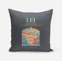 Thumbnail for Almería Airport (LEI) design on gray pillow