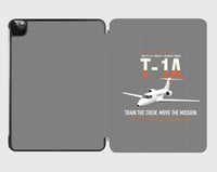 Thumbnail for T-1A Jayhawk Advanced Jet Trainer design on gray ipad tablet case