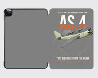 Thumbnail for Fairey Gannet AS.4 design on gray ipad tablet case