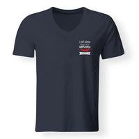 Thumbnail for I Don't Always Stop and Look at Airplanes Designed V-Neck T-Shirts - view 11