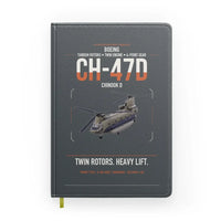 Thumbnail for Boeing CH-47D design on gray notebook