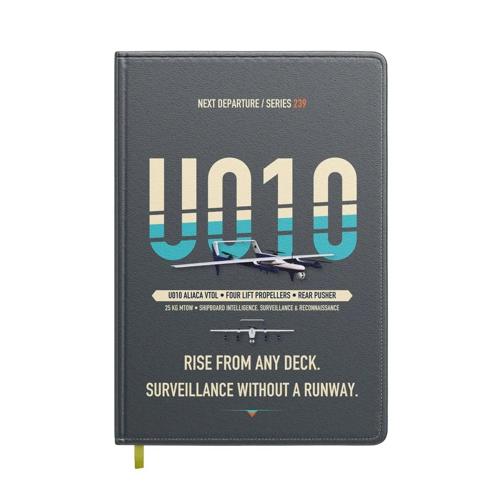 Airbus U010 Aliaca VTOL design on gray notebook