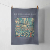 Thumbnail for VINTAGE G4053 - The Homecoming Parade - Designed Towels design on navyblue