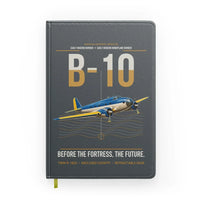 Thumbnail for Martin B-10 design on gray notebook