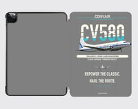 Thumbnail for Convair 580 design on gray ipad tablet case
