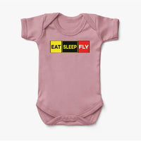 Thumbnail for Eat Sleep Fly Baby Bodysuit - view 11