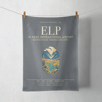 Thumbnail for El Paso International Airport (ELP) design on gray towel