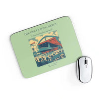 Thumbnail for VINTAGE G4460 - The Delta Wing Debut - Designed Mouse Pads design on lightgreen rectangle