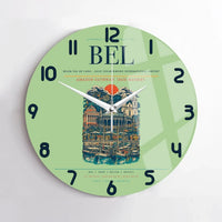 Thumbnail for Belem Val de Cans - Julio Cezar Ribeiro International Airport BEL Wall-Clock No-Frame - Light Green