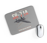Thumbnail for SR-71A Blackbird design on gray rectangle mouse pad