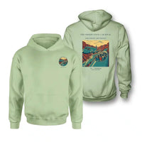Thumbnail for VINTAGE G4493 - The Observation Car Rival - Double-Side Hoodie design on lightgreen double side