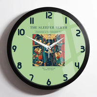 Thumbnail for VINTAGE G4216 - The Sleeper Berth - Designed Wall Clocks design on lightgreen framed