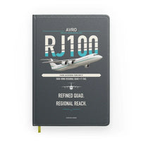 Thumbnail for Avro RJ100 design on gray notebook