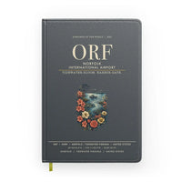 Thumbnail for Norfolk International Airport (ORF) design on gray notebook