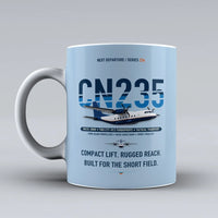 Thumbnail for CN235-300M Mug design on light blue airbus