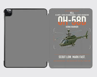 Thumbnail for Bell OH-58D Kiowa Warrior design on gray ipad tablet case
