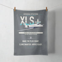 Thumbnail for Cessna Citation XLSPlus design on gray towel