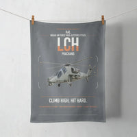 Thumbnail for HAL LCH Prachand design on gray towel