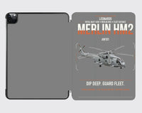 Thumbnail for Leonardo AW101 Merlin HM2 design on gray ipad tablet case