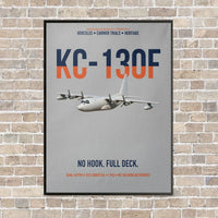 Thumbnail for KC-130F BuNo 149798 vertical canvas print - framed - light gray background