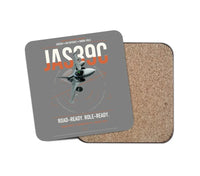 Thumbnail for Saab JAS 39C Gripen design on gray 1 piece coaster