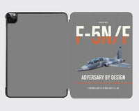 Thumbnail for F-5N F Adversary design on gray ipad tablet case