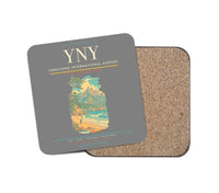 Thumbnail for Yangyang International Airport (YNY) design on gray 1 piece coaster
