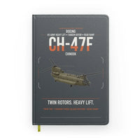 Thumbnail for Boeing CH-47F Chinook design on gray notebook