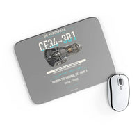 Thumbnail for CF34-3B1 design on gray rectangle mouse pad