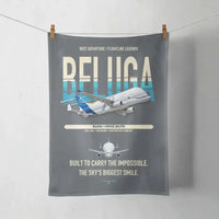 Thumbnail for Airbus BelugaXL / A330-743L design on gray towel
