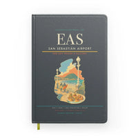Thumbnail for San Sebastián Airport (EAS) design on gray notebook