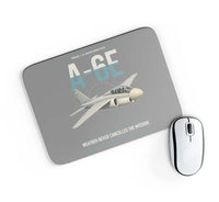 Thumbnail for A-6E Intruder design on gray rectangle mouse pad
