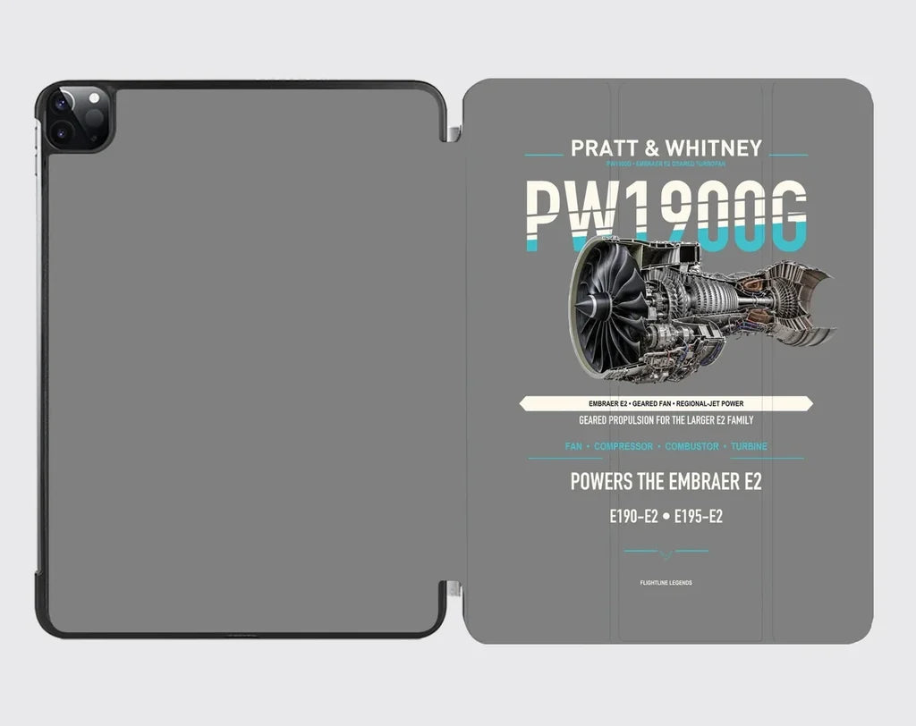 PW1900G design on gray ipad tablet case