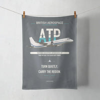 Thumbnail for British Aerospace ATP design on gray towel