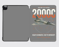 Thumbnail for Dassault Mirage 2000C RDI design on gray ipad tablet case