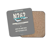 Thumbnail for Nord 262A design on gray 1 piece coaster