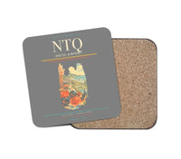 Thumbnail for Noto Airport (NTQ) design on gray 1 piece coaster
