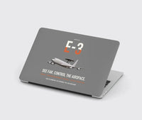 Thumbnail for E-3 Sentry AWACS design on gray MacBook case