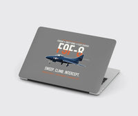Thumbnail for F9F-8 Cougar Swept Wing Carrier Fighter design on gray MacBook case