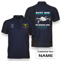 Thumbnail for DJI Mavic Mini design on navy blue polo with custom name badge