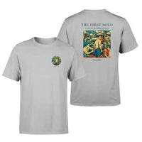 Thumbnail for VINTAGE G4144 - The First Solo - Double-Side T-Shirt design on lightgray double side t shirt
